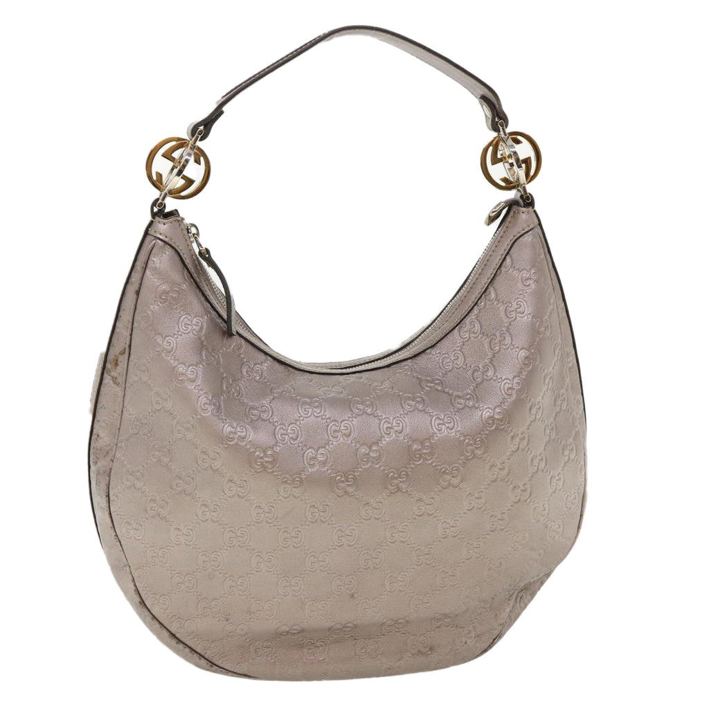 GUCCI Guccissima Shoulder Bag Purple yk5917