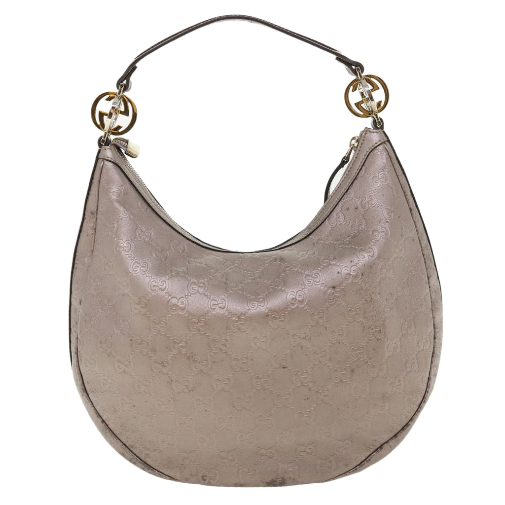 GUCCI Guccissima Shoulder Bag Purple yk5917