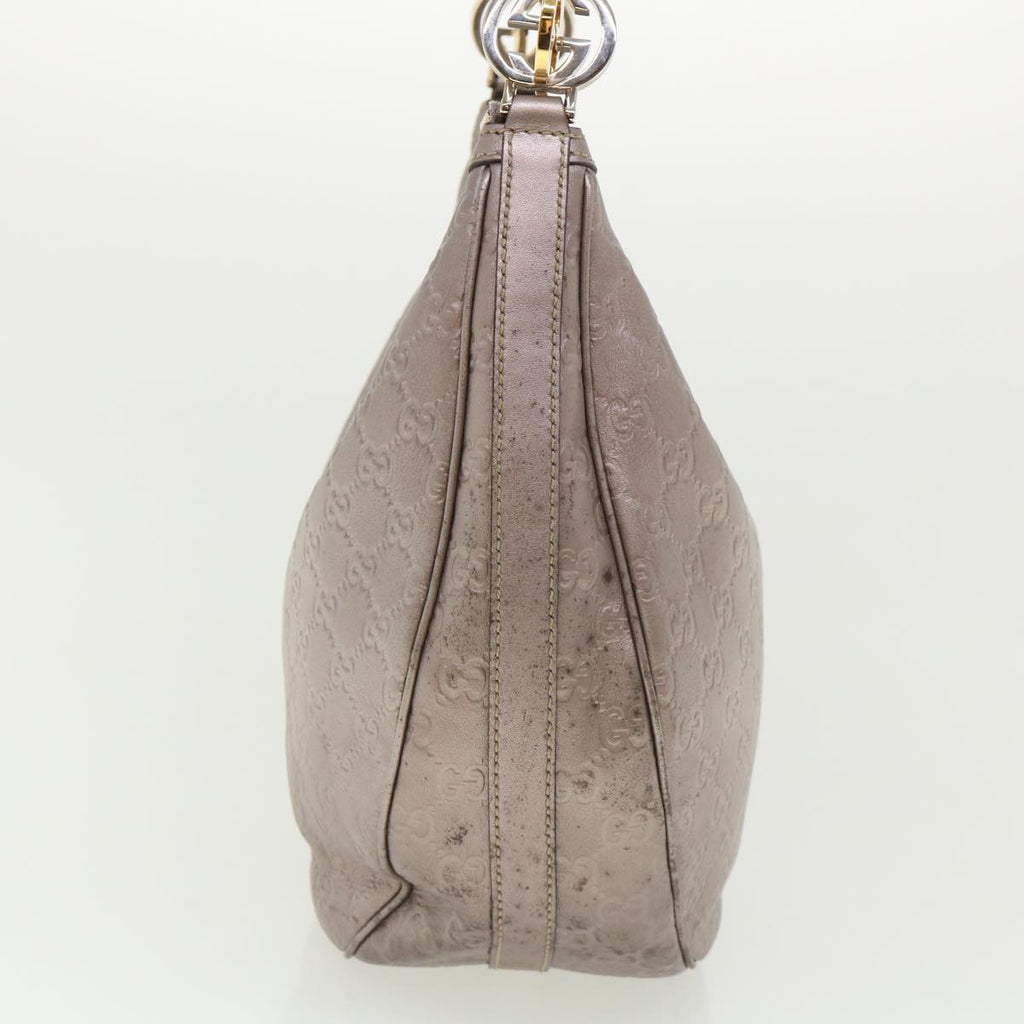 GUCCI Guccissima Shoulder Bag Purple yk5917