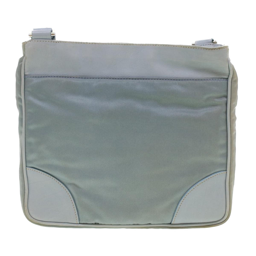 PRADA Shoulder Bag Nylon Blue yk6849B