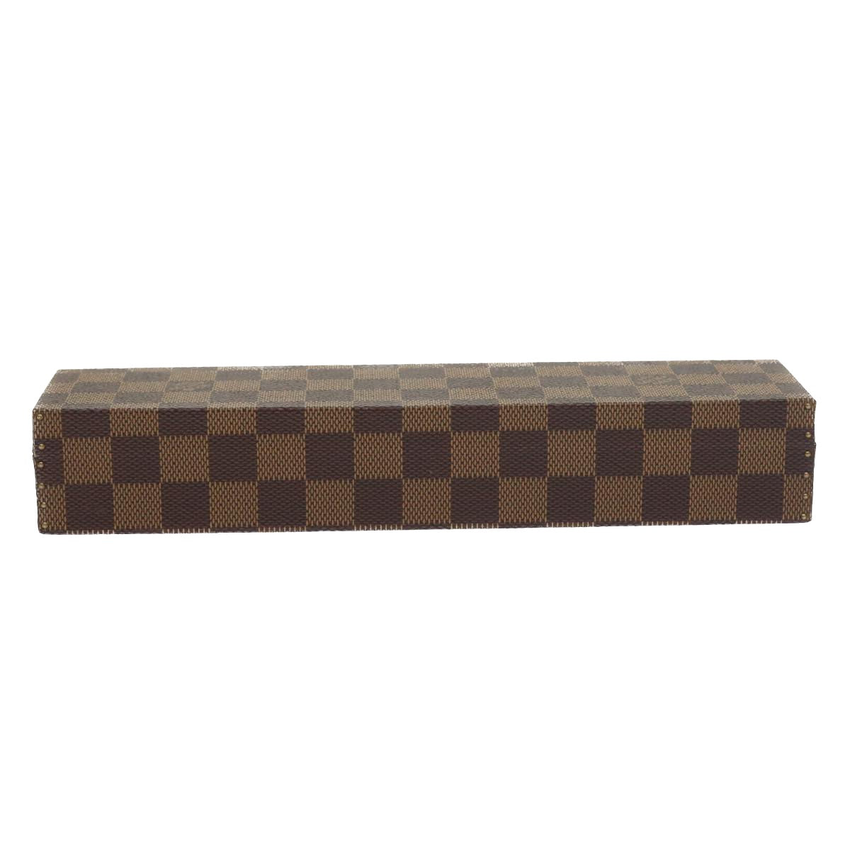 LOUIS VUITTON Damier Ebene Watch Case Trunk LV yk8757SV
