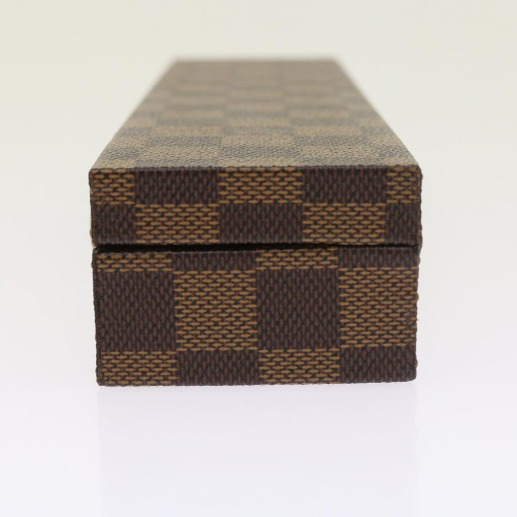 LOUIS VUITTON Damier Ebene Watch Case Trunk LV yk8757SV